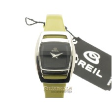  BREIL Lady quarzo acciaio cinturino vernice avorio 2519251047 new 